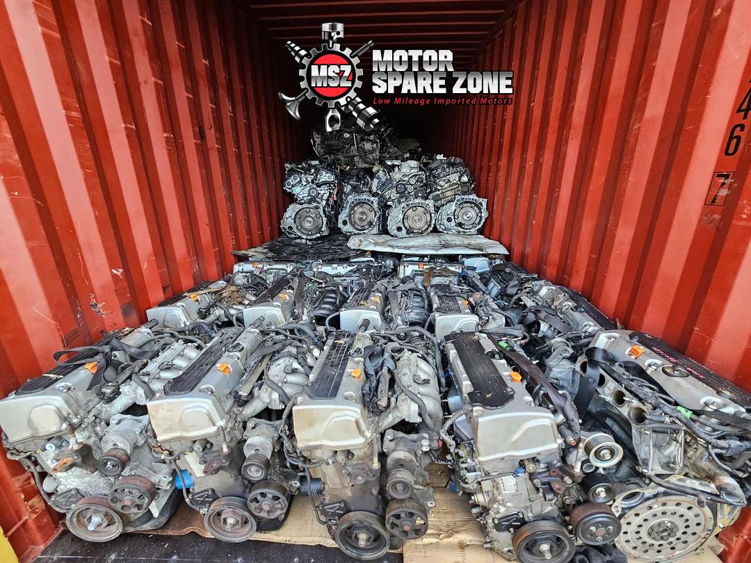 Japan imported low mileage engine at MOTOR SPARE ZONE